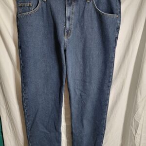 Classic Blue Straight Leg Jeans